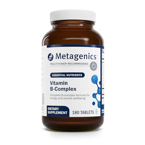 Metagenics Vitamin B-Complex - Active B6 & B12 Vitamins with Folate - Supports Energy Metabolism, Stress Response, Homocysteine Balance & Nervous System Health - Vegetarian & Gluten-Free - 180 Tablets