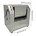 TECHTONGDA Commercial Dough Mixer All Stainless Steel Pizza Dough Mixer 110V Dough Blender Kneading Machine with 50 KG Kneading Capacity and 90 Degree Tilt for Schools Bakeries Restaurants Pizzerias