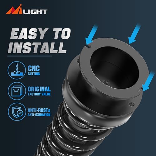 Image of Nilight 2.5 inch Front Leveling Lift Kit for 2014 2015 2016 2017 2018 2019 2020 2021 2022 2023 ram 2500 4WD 2013-2022 ram 3500 4WD Spring Spacers and Shock Extenders Lift Kits
