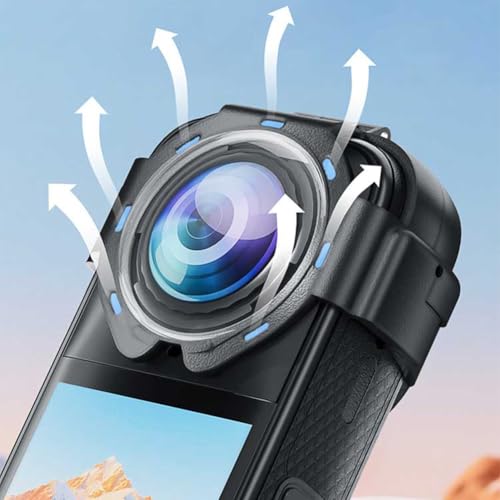 Protector de lente para Insta360 X5 en cristal óptico antiarañazos 4