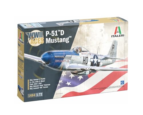 Italeri 1484 P-51D Mustang WWII Aces 1:72 Model Kit