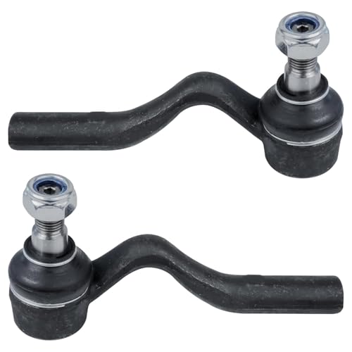 Image of Detroit Axle - RWD 10pc Front End Suspension Kit for Mercedes-Benz E320 E430 E300 E420, E55 AMG, 2 Lower Control Arms 2 Lower Ball Joints 4 Inner Outer Tie Rods 2 Boots Replacement