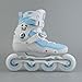 FR Skates NEO 1 LZ Pro Model Linda Zhu Freeride Inline White Blue (US 8 / EU 41)