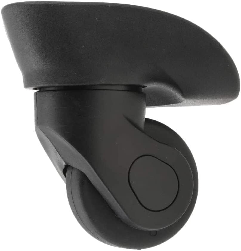 Roulettes pivotantes de rechange pour valises et chariots | Lot de 2 noires