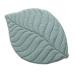 Baby kruipende mat, vloerspeelmat, zachte speelmat, draagbare gevoerde, blad vloerkleed zacht katoenen vloer Mat Tapijten Baby Kids slaapkamer kinderkamer decor tapijt deken