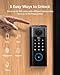 eufy Security Video Smart Lock S330, 3-in-1 Camera+Doorbell+Fingerprint Keyless Entry Door Lock, Smart Wi-Fi Deadbolt for Front Door, App Remote Control, SD Card Required, Chime Included