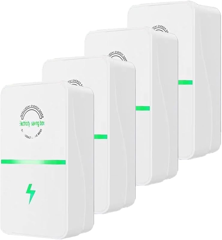 Optiwatt Electricity Saver, Suitable for Home & Commercial Use, Helps Reduce Unnecessary Power Consumption, Works with Various Electrical Appliances (4, White)