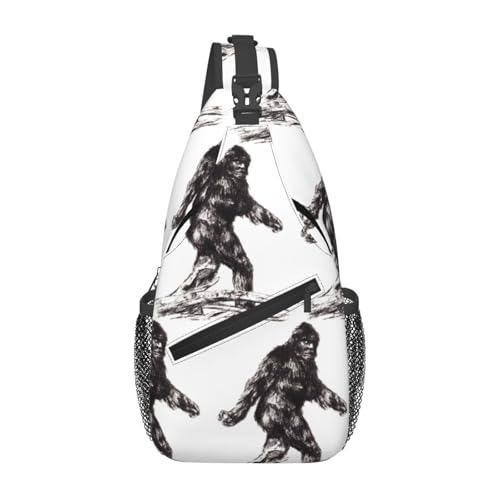 Sasquatch Fashionable And Portable Men'S Casual Cross Chest Bag