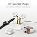 Dual Watch Charger with Fast Charging for Apple Watch, SwanScout 704A, 3-in-1 Wireless Charging Station Stand for Apple Watch Ultra 2/10/9/8/SE, Wireless Charger Dock for AirPods Pro 2/3/2