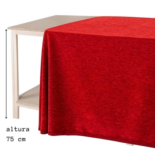Falda camilla rectangular de tacto suave que mantiene el calor 4