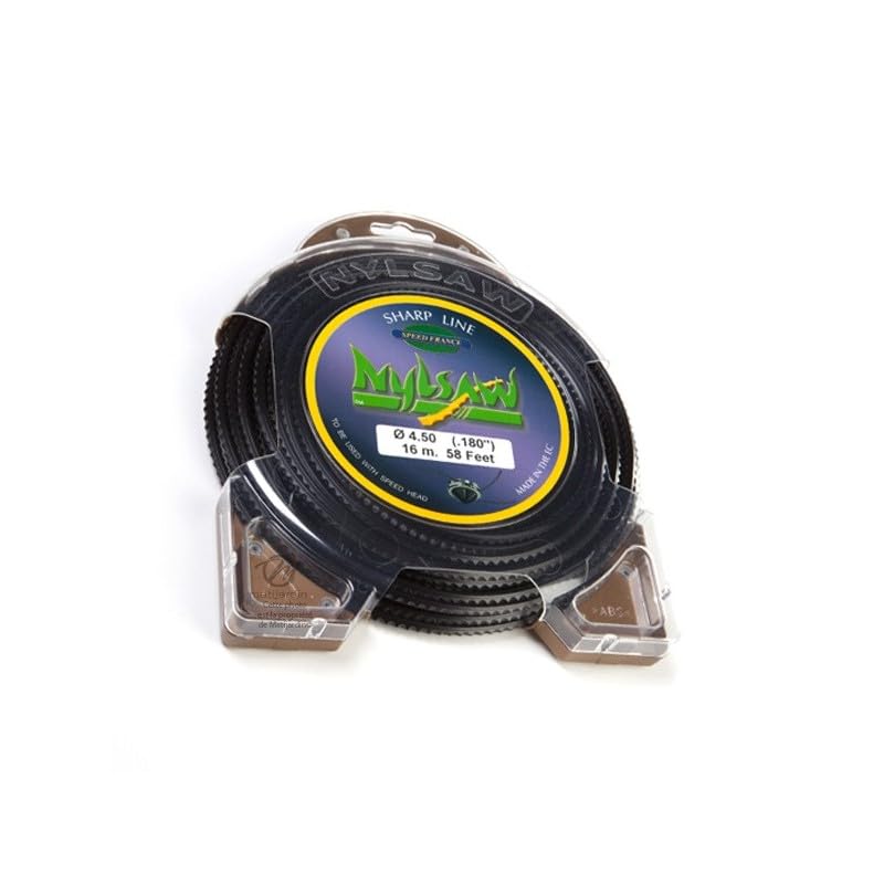 Matijardin Nylsaw - Hilo de nailon con muescas (4,5 mm x 16 m)