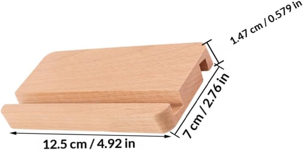 ARTIBETTER Wooden Phone Stand Holder for Tablet and Phone Home Desk image 2