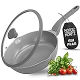 Adecuado para todos los tipos de cocina y horno. No importa si tienes una cocina de gas, eléctrica o de inducción, esta sartén de inducción de 26 cm es la elección correcta. Hace que cocinar sea fácil y sencillo, incluso en el horno