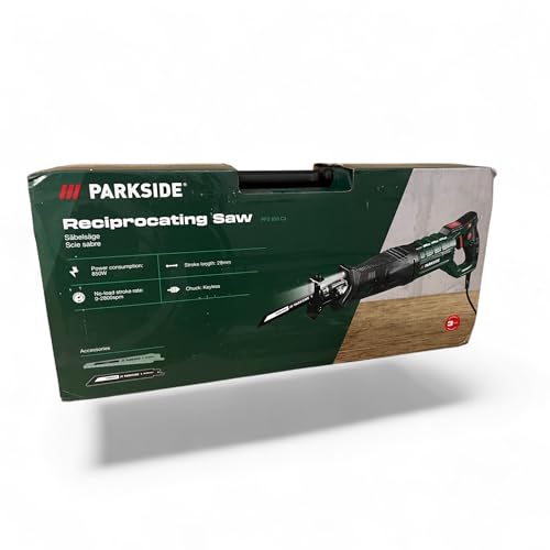 Park Side® PFS 710 D3 - Sierra de calar + maleta de transporte + 1 hoja de madera + 1 hoja de metal potente motor de 710 W