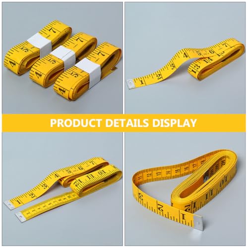 Cinta métrica flexible 2 piezas 120in fibra de vidrio miniatura 6