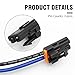 SYOWADA 1575221 Blower Motor Wiring Harness Replacement for Gmc Sierra 1500 & 2500, 22957044 Wiring Harness Replacement for Chevrolet Silverado Suburban Tahoe