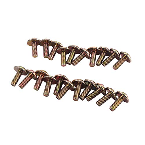 image for SUPVOX 21pcs Mounting Screws Metal Single End Drum Screws Drum Percuss