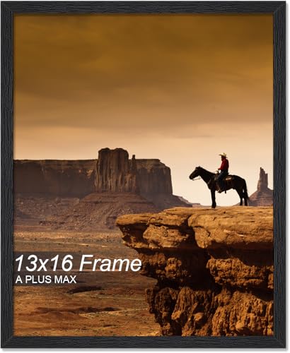 A PLUS MAX 13x16 Picture Frame Black Light Weight Wall Mount