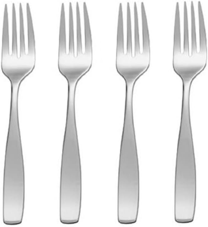 Mikasa Satin Loft 18/10 Stainless Steel Salad Fork (Set of Four)