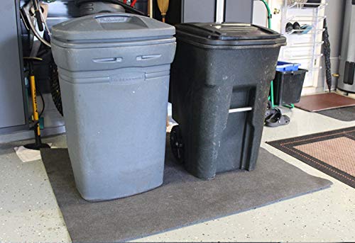 Shield Family Floor Protector - Absorbent Oil Mat – Parking Mat - Reusable/Durable/Waterproof – Protects Garage Floor – Garage Shop Mat – Floor Mat For Golf Carts, Atv’s, Motorcycles - 5Ftx8Ft, Black #TOP5