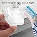 Denture Brush Cover,2PCS Denture Brush Covers with Air Vent to Keep Denture Brush Fresh,Denture Brush Protective Covers for Home or Travel