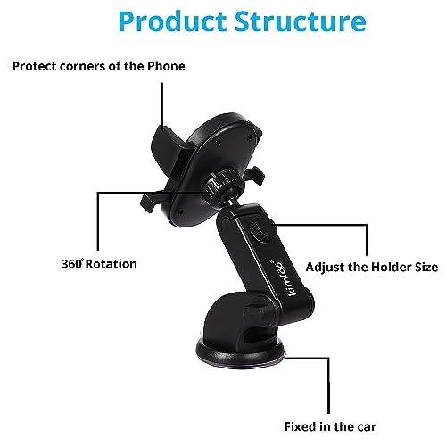 Image of Universal Phone Holder 360 Degree Rotatable Car Dashboard Phone Holder (1Pcs Holder)