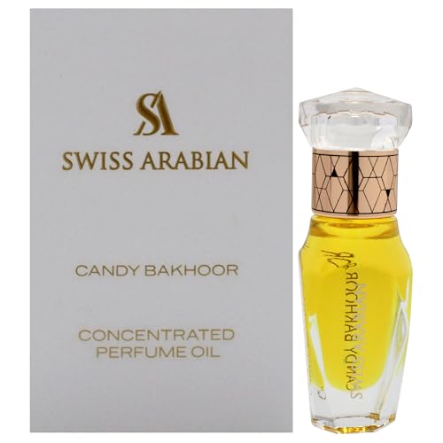 Swiss Arabian Candy Bakhoor – Long Lasting Arabian Perfume Oil for Women and Men – A Seductive, Exceptionally Made, Signature Fragrance – 11.8 ml