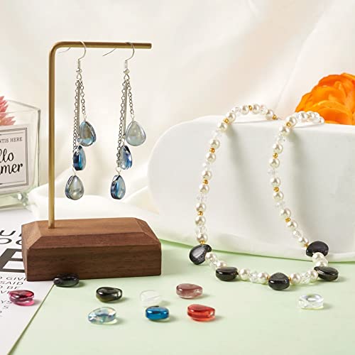 Bestewelry 200pcs Teardrop Glass Beads Water Drop Glass Dangle Charms Beads for DIY Jewellery Necklace Bracelet Earring Making - Image 3