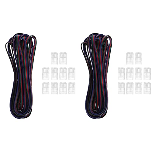 SHINEOFI 2 Series Conector De Tira De Luz Rgb Condujo Banda Conectores De Luz De Cinta Led Conectores De Luces De Tira Led Conector De Tira Led Rgb Conector Led Rgb Abdominales 10 Piezas*2