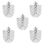 WC Ersatz Bürstenkopf für Emco Bürstengarnituren, weiß, Ø 67 mm, 5er Set