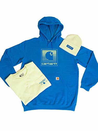 Carhartt Men's Relaxed Fit Heavyweight Short-Sleeve Pocket Logo Graphic T-Shirt, Hint of Lime, Medium - image 9