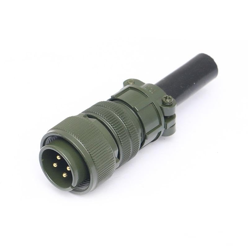 MS18-10P Plug Pin Aviation Servo Motor Connector MS5015 4-core 4 US Military Standard