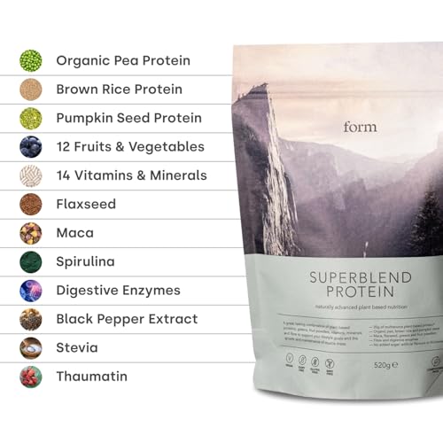 Form Superblend - Vegan Protein Powder, 20g Plant Protein (Chocolate Peanut) - Image 4