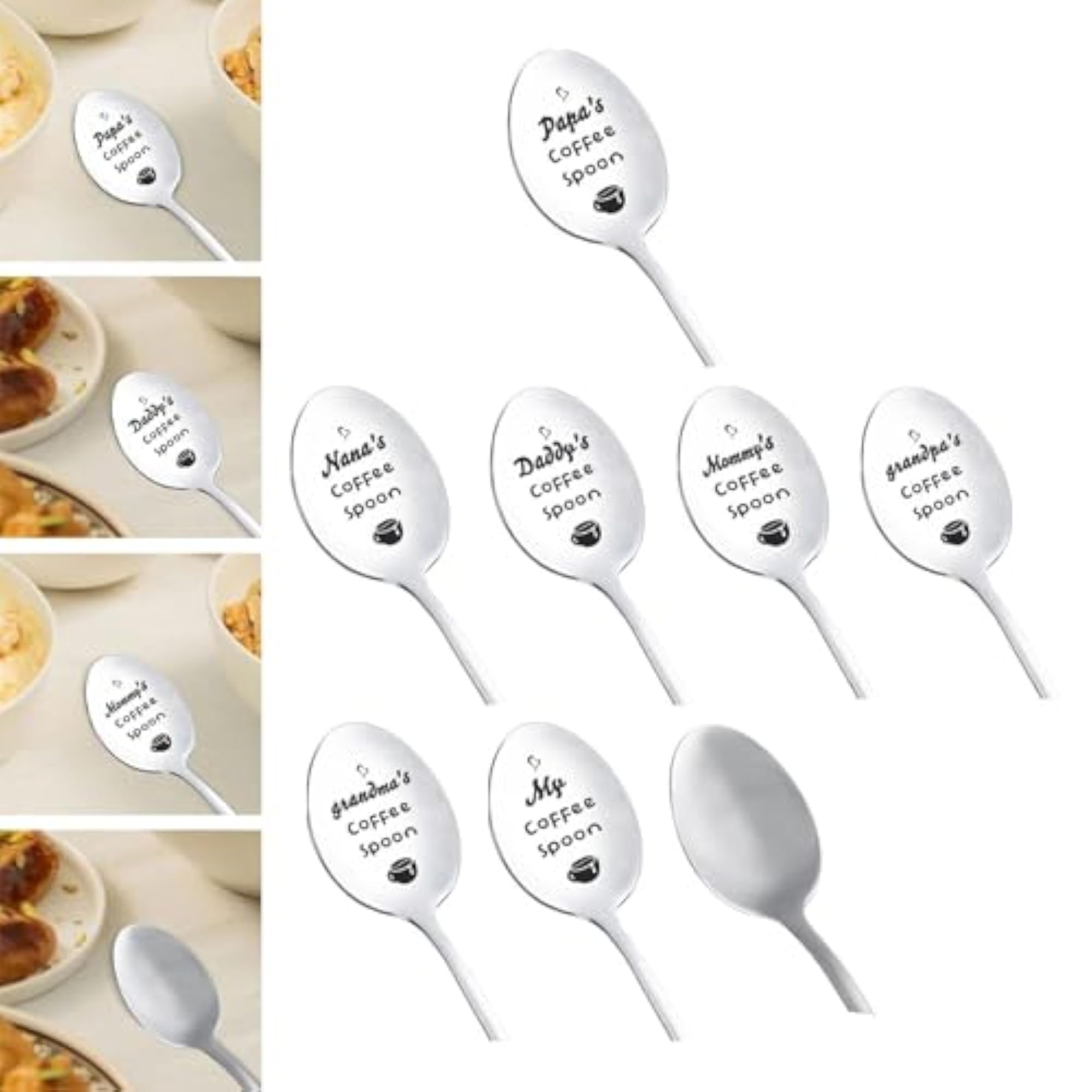 Engraved Stainless Steel Spoon, Father's Day Gift