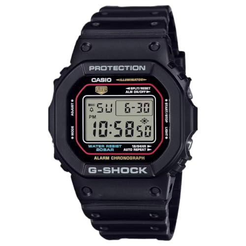 Casio DW-5600RL-1ER montre de sport homme quartz noir résistant eau 200m
