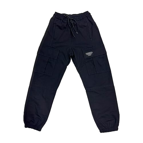 Image of ZUYPSK Kids Girls Joggers Sweatpants Kids Cargo Loose Street Dance Running Pants with Pockets