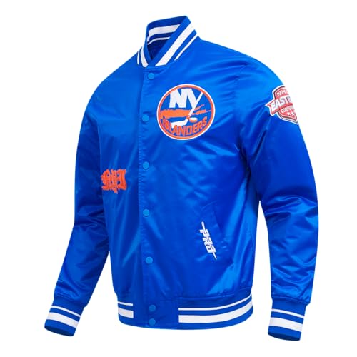 Image of Pro Standard Mens NHL Old English Satin Jacket