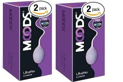 Image of Moods Ultrathin 20's Condoms (Pack of 2)