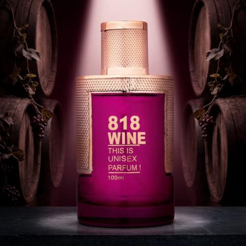 Image of HP 818 Wine Luxury Perfume for Women 100ml Floral Aquatic Scent, Premium Daily Wear Fragrance with Jasmine Vanilla Sandalwood, Long Lasting Romantic Festival Gift