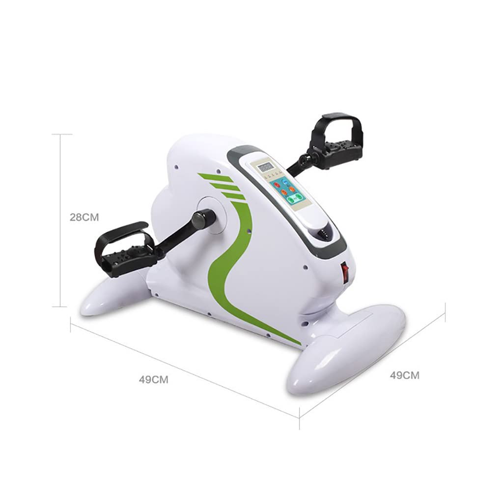 Elektryczny dla osób starszych, przenośny rower stacjonarny regulowany od 1 do 12 biegów, rehabilitacyjny sprzęt treningowy, odwracalny mini rower treningowy do jazdy na rowerze, rehabilitacji