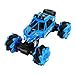 ZXCVBNAS RC Car/Boat Toys Telecomando Automobili Auto Piscina Acqua Giocattolo Giocattolo Dono Fuori-Road Rock Crawler 2.4GHz Stunt Impermeabile Veicoli televisivi Radio Voli di Natale,Blu