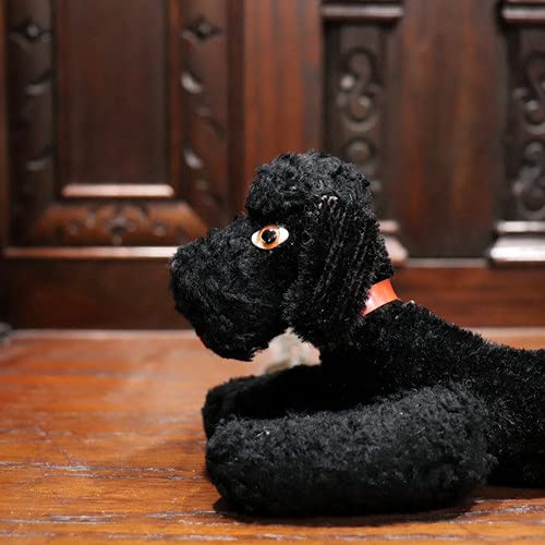 古びた犬 プードル/愛されすぎたぬいぐるみ アンティーク ビンテージ