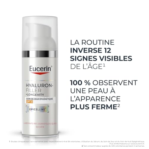 Eucerin Hyaluron Filler + Longevity Soin de Jour Epigénétique SPF30 50ml - vue 4