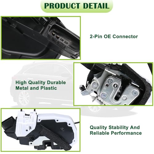 Image of Door Lock Latch Actuator Assembly Rear Right Side Compatible with 2008-2013 Infiniti FX35 FX37 FX50 2014-2017 QX70 Replaces 82500-1CA0A 825001CA0A