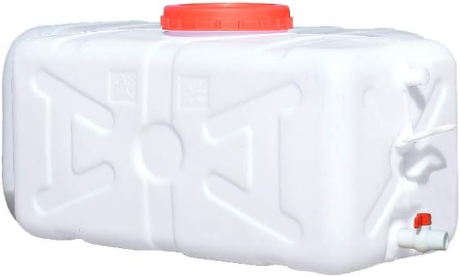 Tanque De Agua ​De Plástico Tanques De Agua De Plástico Resistentes A Las Caídas 140L Tanque De Agua Cubo De Plástico De Protección Ambiental De Gran Capacidad Tanque De Almacenamiento De Agua Cuadrad