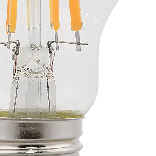 Image of Westinghouse 5167220 8 Watt (75 Watt Equivalent) A19 Dimmable Clear Filament LED Light Bulb, Medium Base, 6 Pack
