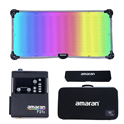 amaran F21c RGBWW Foldable Flexible LED Light Panel Splash-Proof for Video Studio Photography Lighting (amaran F21c)