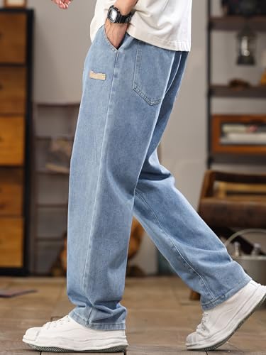 Image of Lymio Jeans for Men | Denim Jeans for Men | Baggy Loose Fit Pants (LU-66-69)