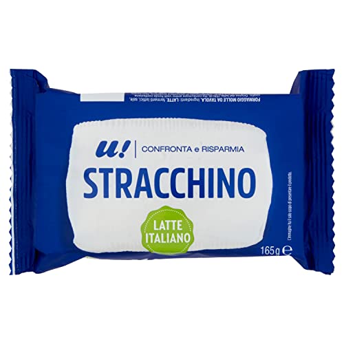 Formaggio molle da tavola U! Confronta & Risparmia Stracchino 100% Latte Italiano, 165g