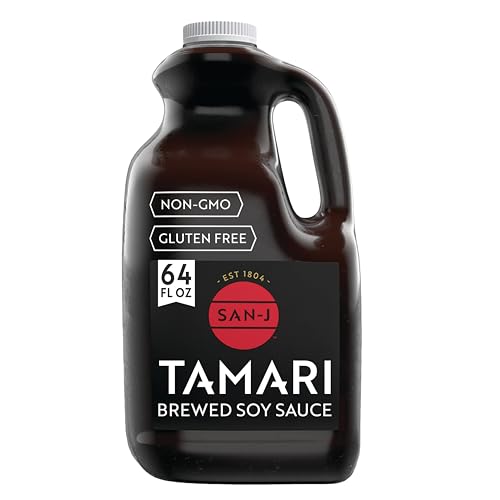 San-J Tamari Gluten Free Soy Sauce Non Gmo Black Label 1890ml
